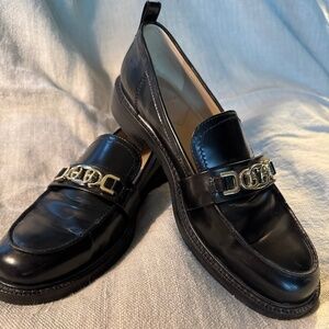Leather loafers